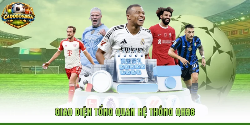 Giao diện tổng quan hệ thống QH88
