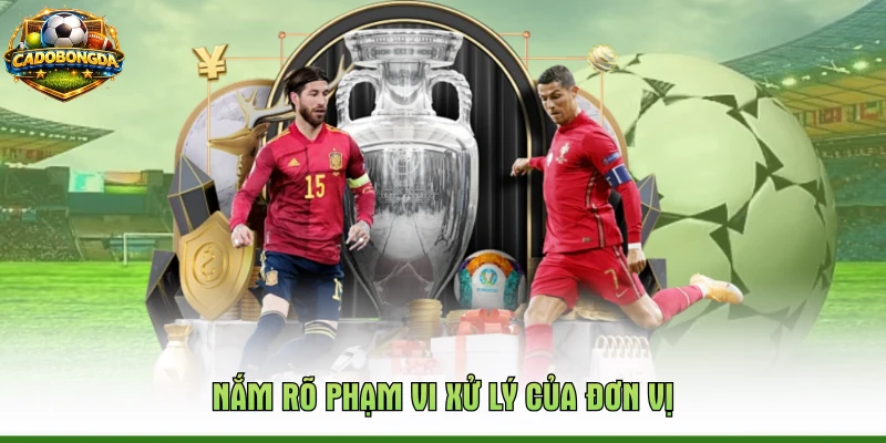 Nắm rõ phạm vi xử lý của đơn vị