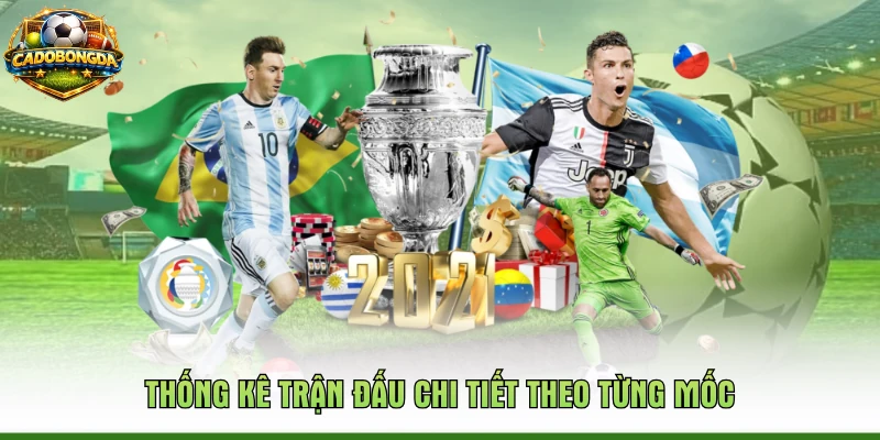 Thống kê trận đấu chi tiết theo từng mốc